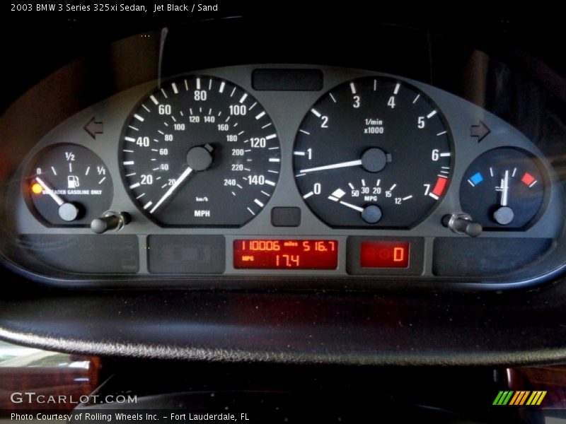 Jet Black / Sand 2003 BMW 3 Series 325xi Sedan