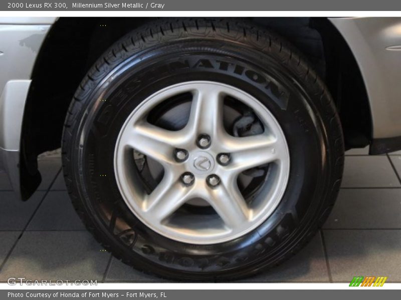 Millennium Silver Metallic / Gray 2000 Lexus RX 300