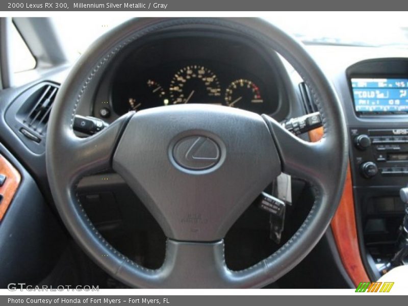 Millennium Silver Metallic / Gray 2000 Lexus RX 300