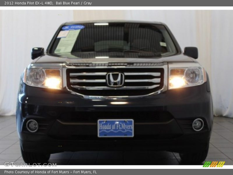 Bali Blue Pearl / Gray 2012 Honda Pilot EX-L 4WD