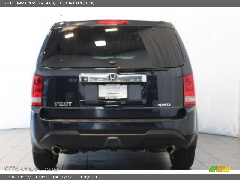 Bali Blue Pearl / Gray 2012 Honda Pilot EX-L 4WD