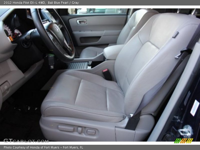 Bali Blue Pearl / Gray 2012 Honda Pilot EX-L 4WD