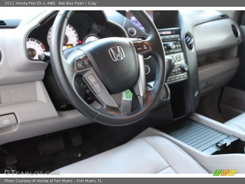 Bali Blue Pearl / Gray 2012 Honda Pilot EX-L 4WD
