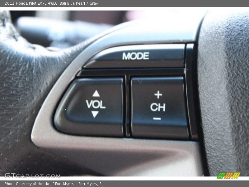 Bali Blue Pearl / Gray 2012 Honda Pilot EX-L 4WD