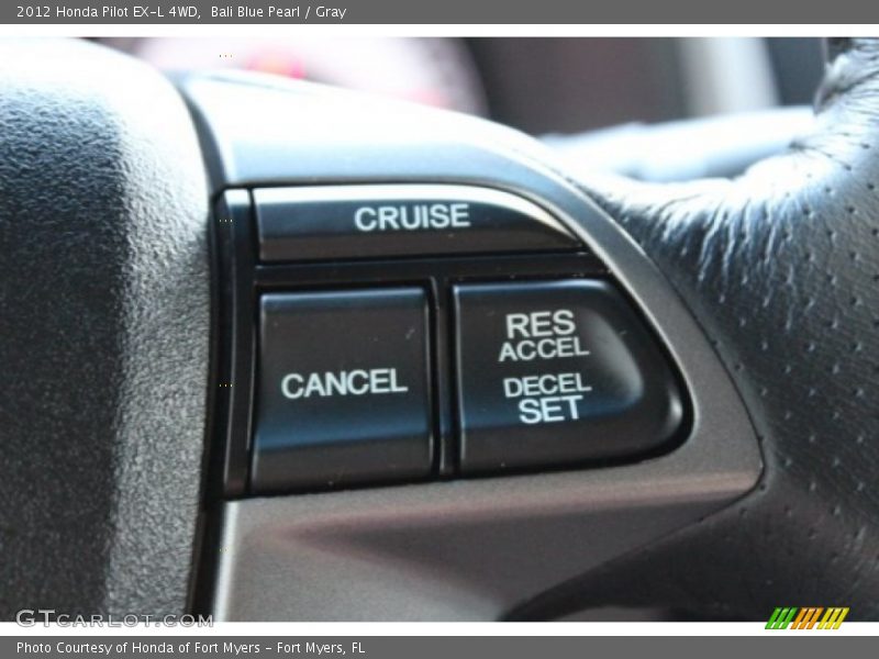 Bali Blue Pearl / Gray 2012 Honda Pilot EX-L 4WD