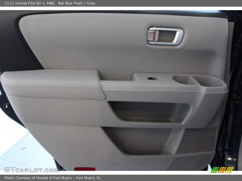 Bali Blue Pearl / Gray 2012 Honda Pilot EX-L 4WD