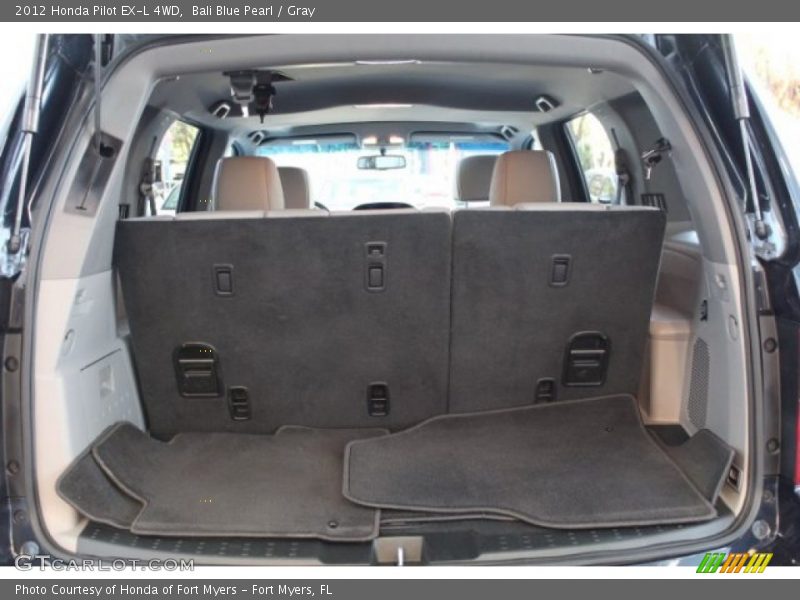 Bali Blue Pearl / Gray 2012 Honda Pilot EX-L 4WD