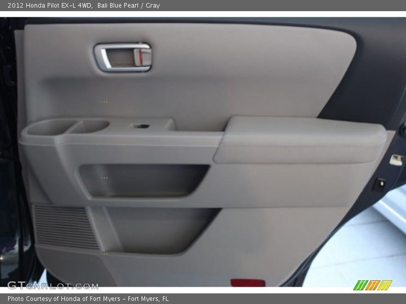 Bali Blue Pearl / Gray 2012 Honda Pilot EX-L 4WD
