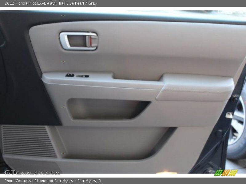 Bali Blue Pearl / Gray 2012 Honda Pilot EX-L 4WD