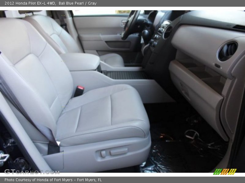 Bali Blue Pearl / Gray 2012 Honda Pilot EX-L 4WD