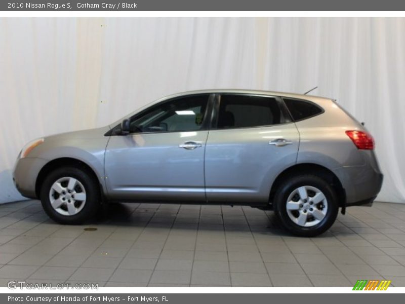 Gotham Gray / Black 2010 Nissan Rogue S