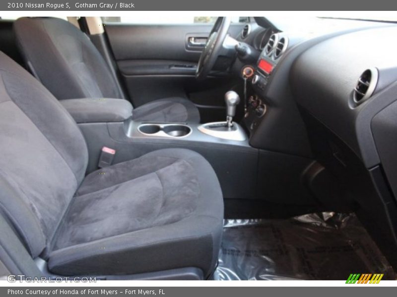 Gotham Gray / Black 2010 Nissan Rogue S