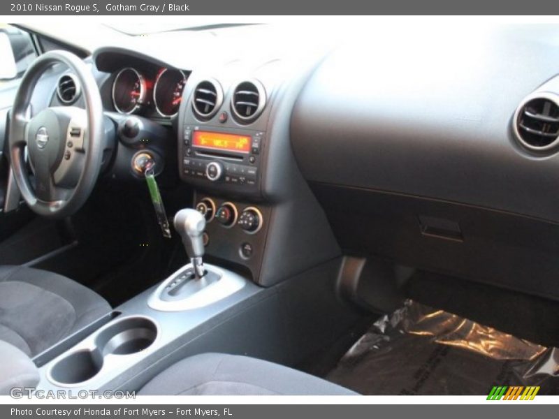 Gotham Gray / Black 2010 Nissan Rogue S