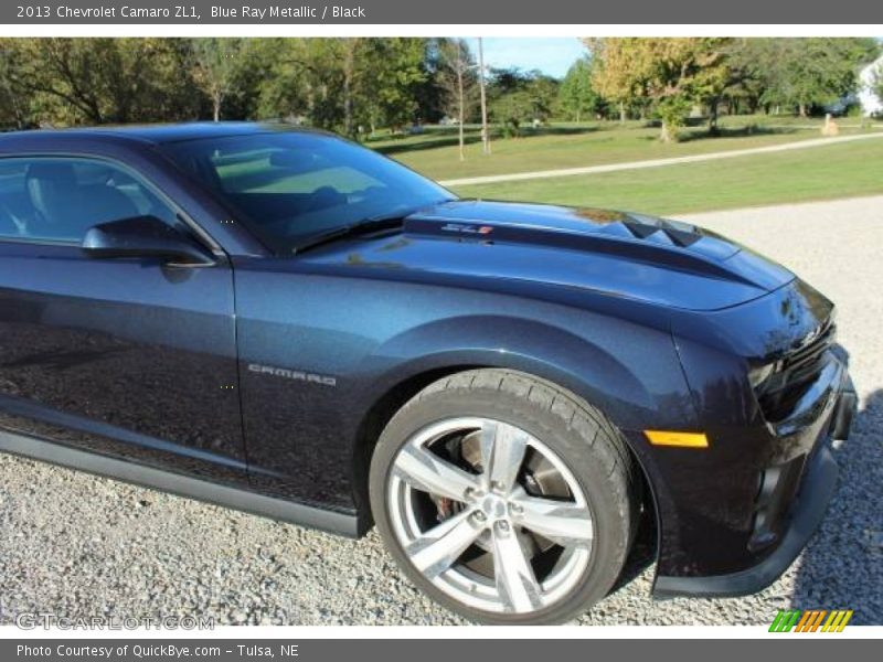 Blue Ray Metallic / Black 2013 Chevrolet Camaro ZL1