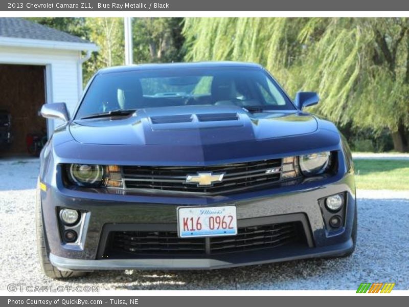 Blue Ray Metallic / Black 2013 Chevrolet Camaro ZL1