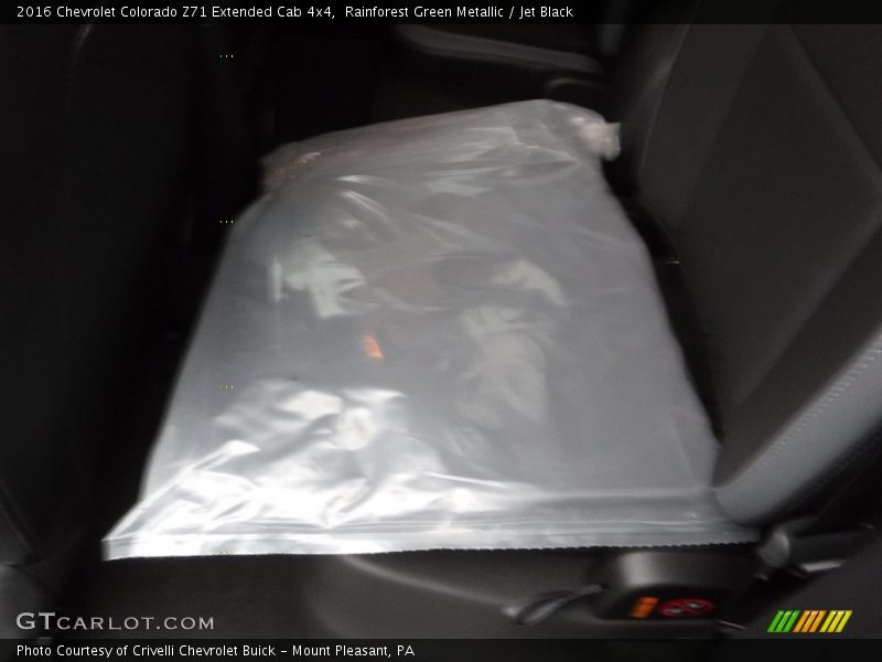 Rainforest Green Metallic / Jet Black 2016 Chevrolet Colorado Z71 Extended Cab 4x4