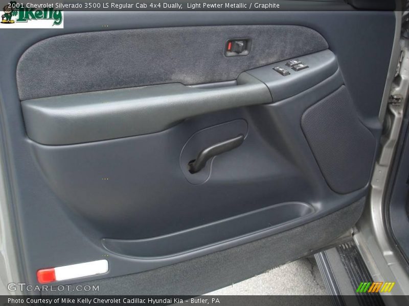 Light Pewter Metallic / Graphite 2001 Chevrolet Silverado 3500 LS Regular Cab 4x4 Dually