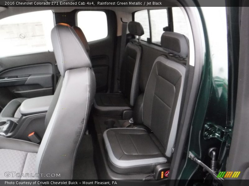 Rainforest Green Metallic / Jet Black 2016 Chevrolet Colorado Z71 Extended Cab 4x4