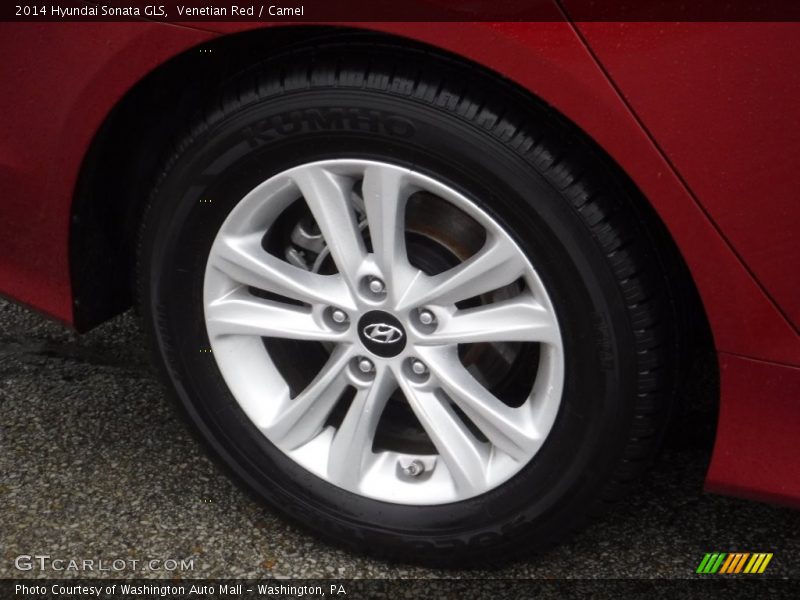 Venetian Red / Camel 2014 Hyundai Sonata GLS
