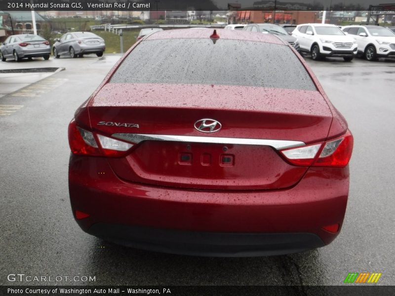 Venetian Red / Camel 2014 Hyundai Sonata GLS