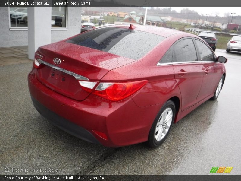 Venetian Red / Camel 2014 Hyundai Sonata GLS
