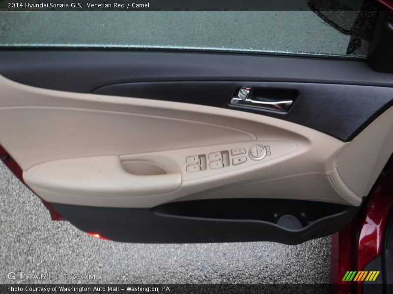 Venetian Red / Camel 2014 Hyundai Sonata GLS