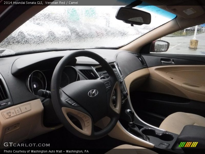 Venetian Red / Camel 2014 Hyundai Sonata GLS