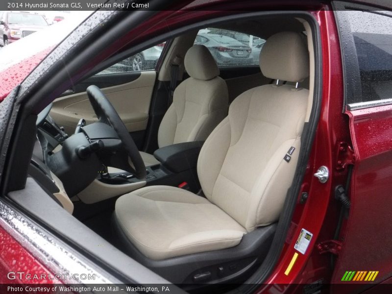 Venetian Red / Camel 2014 Hyundai Sonata GLS