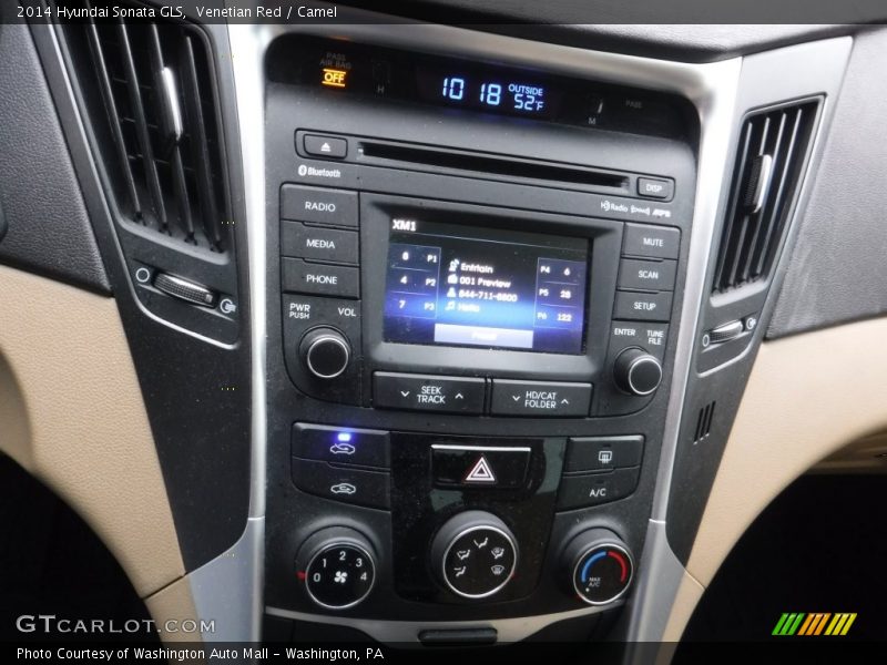 Venetian Red / Camel 2014 Hyundai Sonata GLS