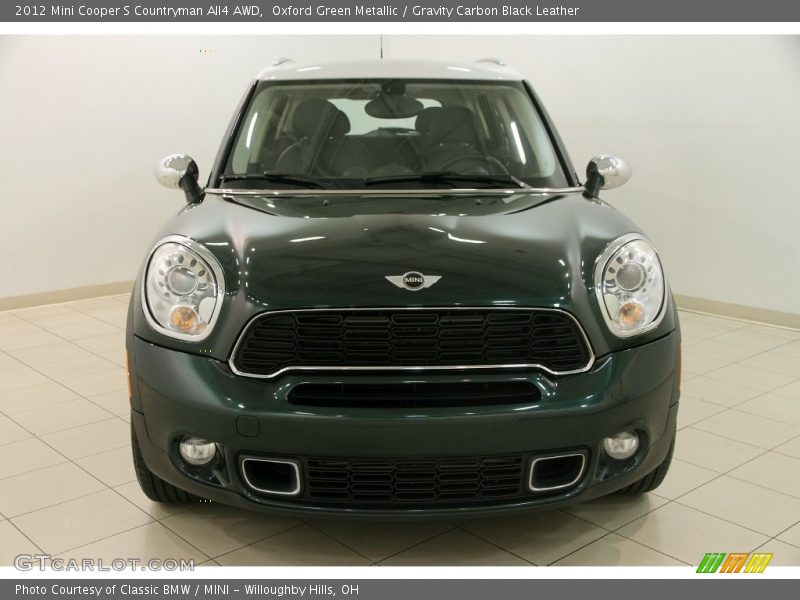 Oxford Green Metallic / Gravity Carbon Black Leather 2012 Mini Cooper S Countryman All4 AWD