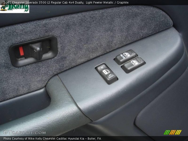 Light Pewter Metallic / Graphite 2001 Chevrolet Silverado 3500 LS Regular Cab 4x4 Dually