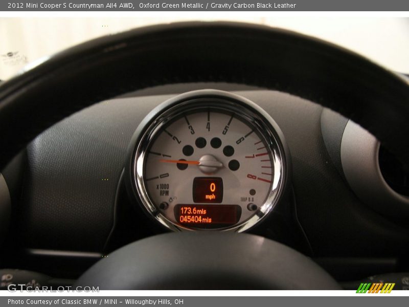 Oxford Green Metallic / Gravity Carbon Black Leather 2012 Mini Cooper S Countryman All4 AWD