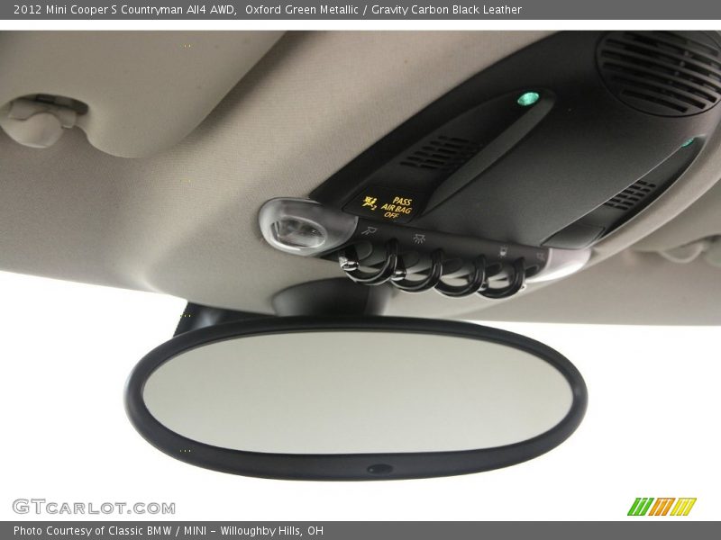 Oxford Green Metallic / Gravity Carbon Black Leather 2012 Mini Cooper S Countryman All4 AWD