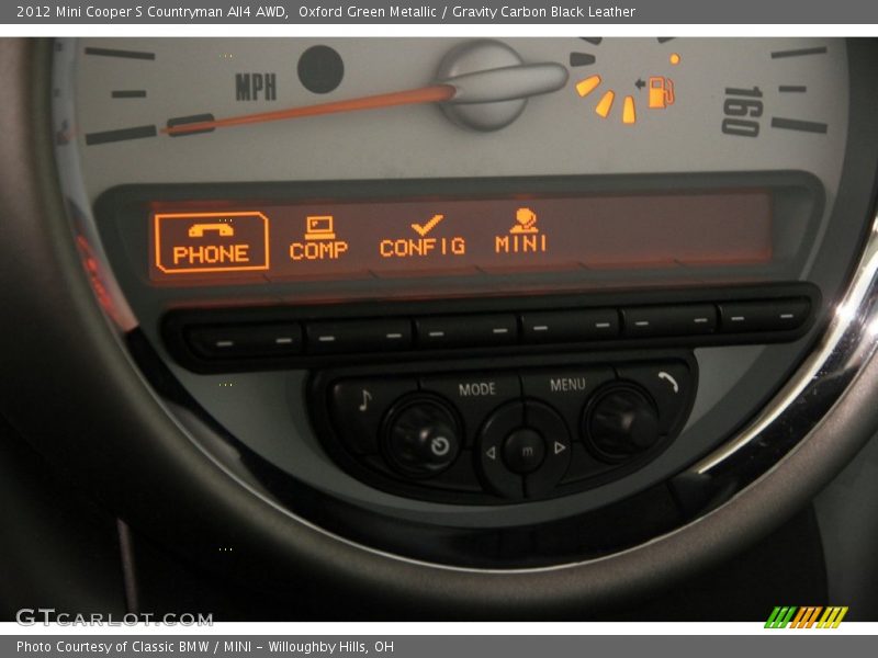 Oxford Green Metallic / Gravity Carbon Black Leather 2012 Mini Cooper S Countryman All4 AWD