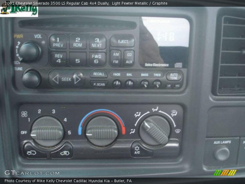 Light Pewter Metallic / Graphite 2001 Chevrolet Silverado 3500 LS Regular Cab 4x4 Dually