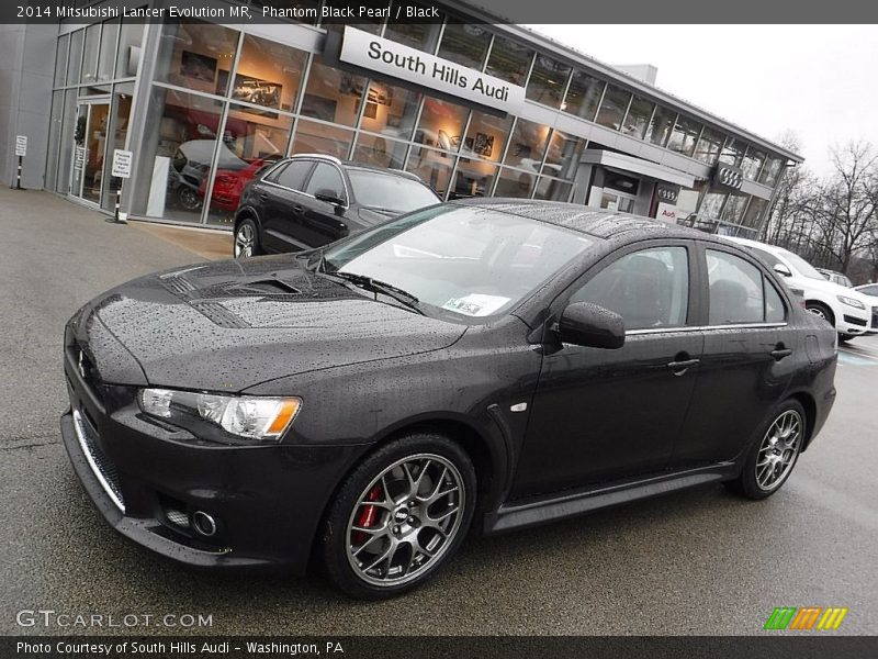 Phantom Black Pearl / Black 2014 Mitsubishi Lancer Evolution MR