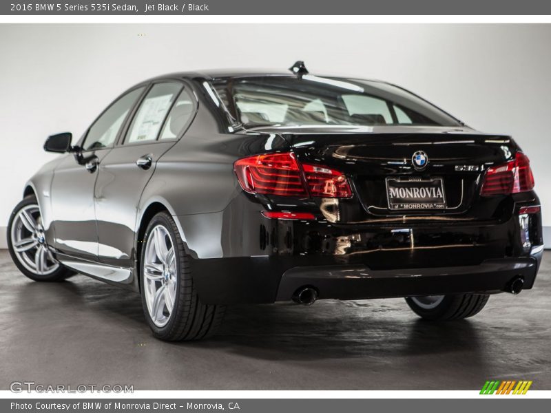Jet Black / Black 2016 BMW 5 Series 535i Sedan