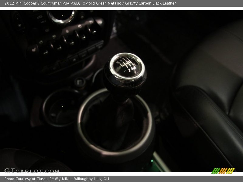Oxford Green Metallic / Gravity Carbon Black Leather 2012 Mini Cooper S Countryman All4 AWD