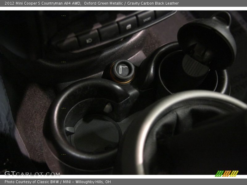Oxford Green Metallic / Gravity Carbon Black Leather 2012 Mini Cooper S Countryman All4 AWD