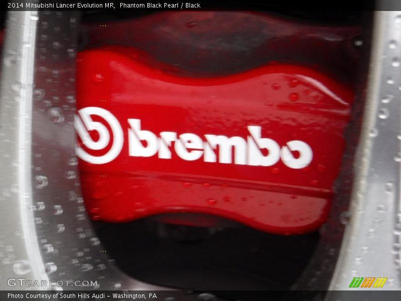 Phantom Black Pearl / Black 2014 Mitsubishi Lancer Evolution MR