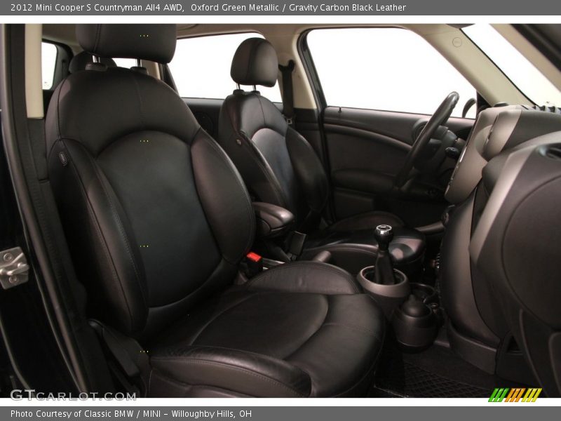  2012 Cooper S Countryman All4 AWD Gravity Carbon Black Leather Interior