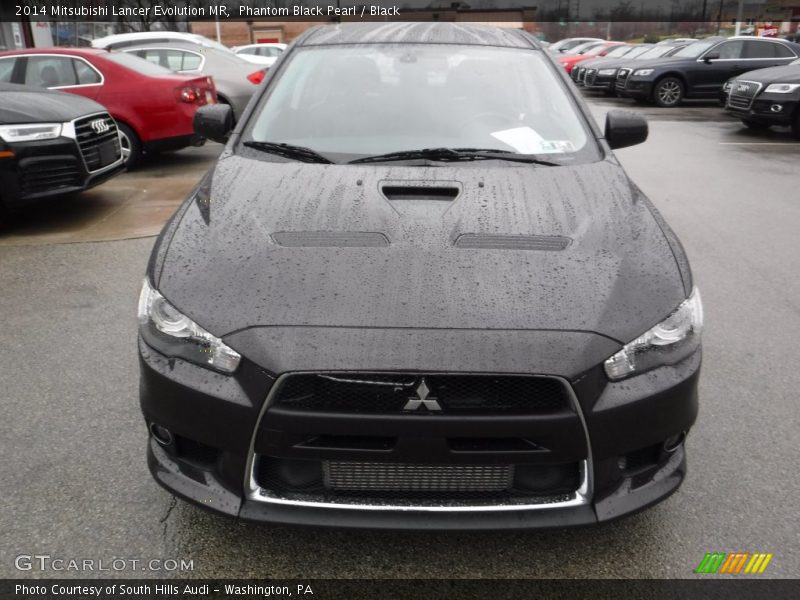 Phantom Black Pearl / Black 2014 Mitsubishi Lancer Evolution MR