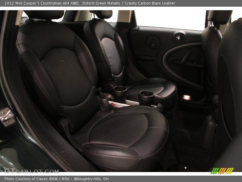 Oxford Green Metallic / Gravity Carbon Black Leather 2012 Mini Cooper S Countryman All4 AWD