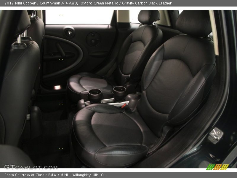 Oxford Green Metallic / Gravity Carbon Black Leather 2012 Mini Cooper S Countryman All4 AWD