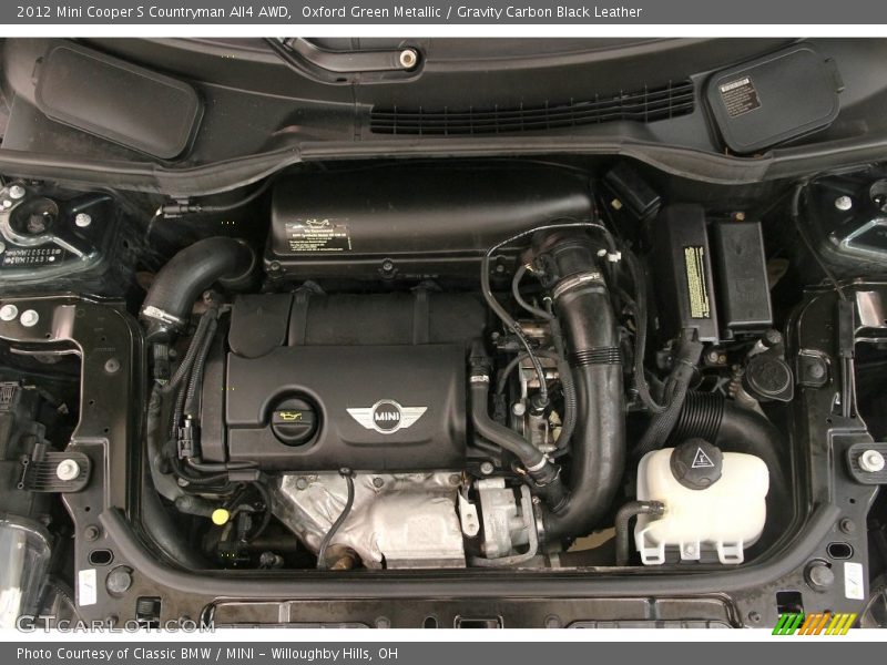 Oxford Green Metallic / Gravity Carbon Black Leather 2012 Mini Cooper S Countryman All4 AWD