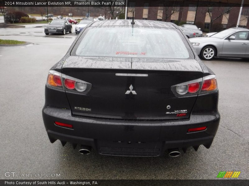 Phantom Black Pearl / Black 2014 Mitsubishi Lancer Evolution MR