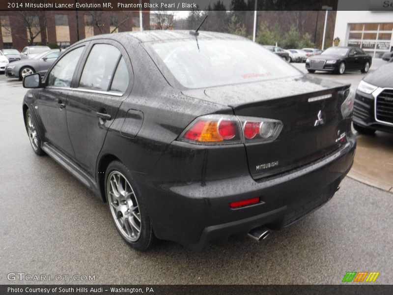 Phantom Black Pearl / Black 2014 Mitsubishi Lancer Evolution MR