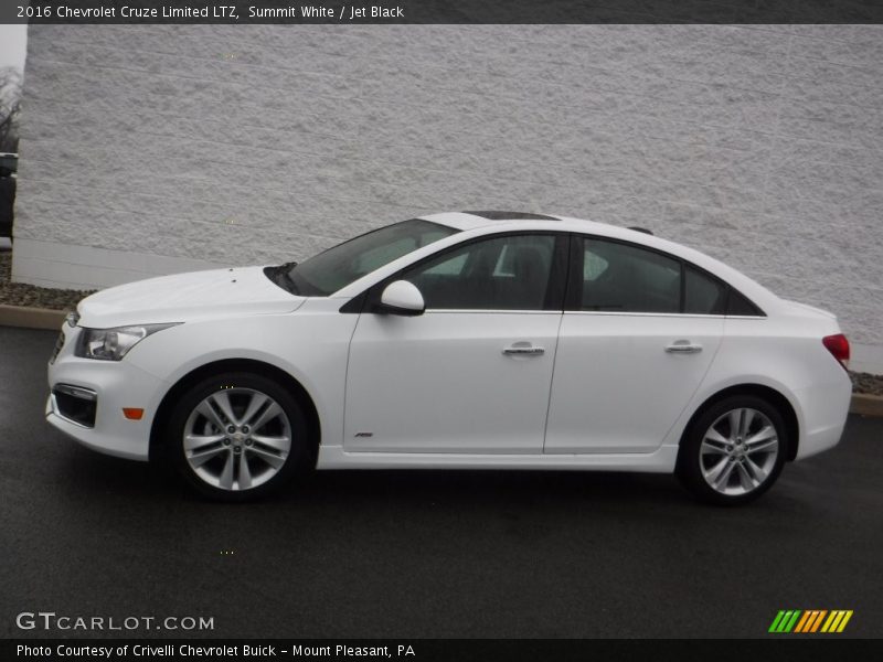 Summit White / Jet Black 2016 Chevrolet Cruze Limited LTZ