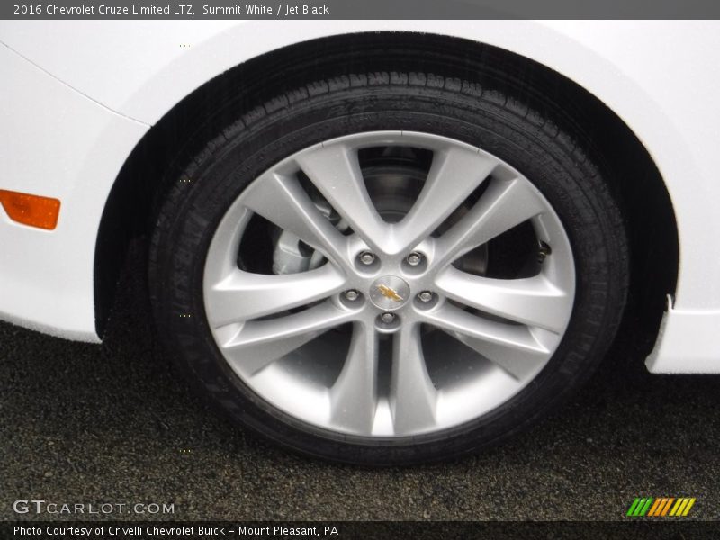 Summit White / Jet Black 2016 Chevrolet Cruze Limited LTZ