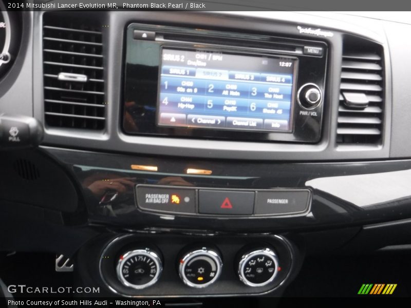 Phantom Black Pearl / Black 2014 Mitsubishi Lancer Evolution MR